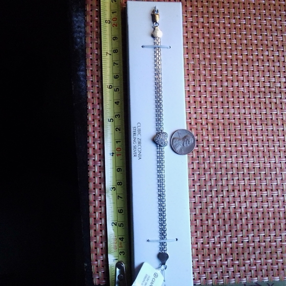 GIANI BERNINI -Jewelry Designer, HOLIDAY - STERLING SILVER:925 CZ HEART BRACELET - Picture 3 of 9